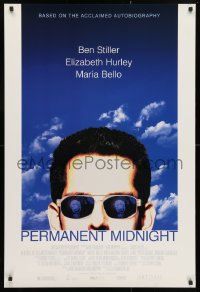 5g831 PERMANENT MIDNIGHT 1sh 1998 Ben Stiller, Elizabeth Hurley, Maria Bello, about Jerry Stahl!