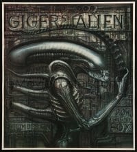 5g301 ALIEN 20x22 special poster 1990s Ridley Scott sci-fi classic, cool H.R. Giger art of monster!