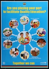 5g304 ARE YOU PLAYING YOUR PART 17x23 Kenyan special poster 2009 to Facilitate Quality Education?