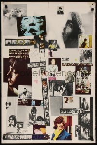 5g107 BEATLES 2-sided 23x34 music poster 1968 record poster insert from The White Album!