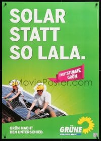 5g331 BUNDNIS 90 DIE GRUNEN solar style 23x33 German special poster 2000s political!