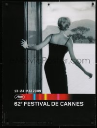 5g170 CANNES FILM FESTIVAL 2009 24x31 French film festival poster 2009 Monica Vitti in L'Avventura!