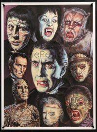 5g019 CHRIS ROBERTS 18x26 art print 2004 cool art from Hammer horror films, Cushing, Lee and more!