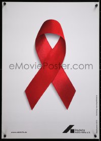 5g366 DEUTSCHE AIDS-HILFE red ribbon style 17x23 German special poster 2000s HIV/AIDS!