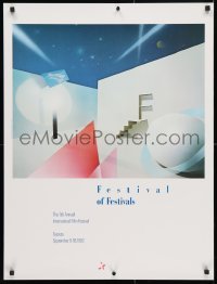 5g181 FESTIVAL OF FESTIVALS 1982 24x32 Canadian film festival poster 1982 Jayme Odgers artwork!