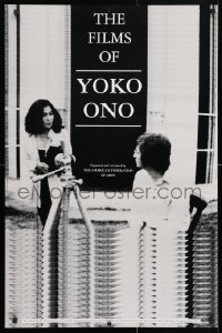 5g183 FILMS OF YOKO ONO 24x36 film festival poster 1991 great image of her and John Lennon!