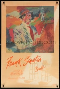 5g117 FRANK SINATRA 24x36 music poster 1993 Leroy Neiman art, Duets, Sands Casino in Atlantic City!