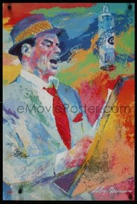 5g116 FRANK SINATRA 20x30 music poster 1993 great colorful art by Leroy Neiman, Duets!