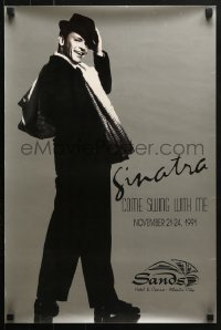 5g113 FRANK SINATRA 16x24 music poster 1991 Come Swing with Me at the Sands in Atlantic City!