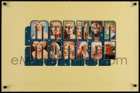 5g014 MARILYN MONROE signed #24/50 20x30 art print 2000s by artist Tiger Richardson, Marilyn Type!