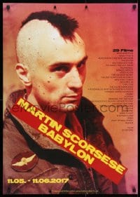 5g191 MARTIN SCORSESE BABYLON 23x33 German film festival poster 2017 as Bickle in Taxi Driver!