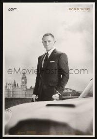 5g468 SKYFALL IMAX 14x20 special poster 2012 image of Daniel Craig as Bond, newest 007!