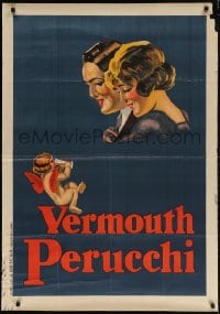 5g052 VERMOUTH PERUCCHI 30x43 Spanish advertising poster 1920s Spanish wine!