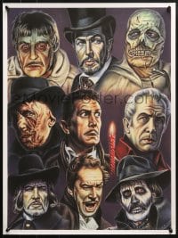 5g026 VINCENT PRICE 19x25 art print 2010 different horror art from many roles by Chris Roberts!