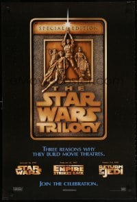 5g914 STAR WARS TRILOGY style F 1sh 1997 George Lucas, Empire Strikes Back, Return of the Jedi!
