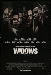 5g975 WIDOWS advance DS 1sh 2018 Viola Davis is left with nothing and capable of anything!