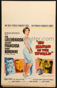 5h150 GO NAKED IN THE WORLD WC 1961 sexy Gina Lollobrigida, Tony Franciosa, Ernest Borgnine!