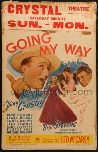 5h152 GOING MY WAY WC 1944 Bing Crosby, Rise Stevens & Barry Fitzgerald in Leo McCarey's classic!