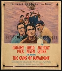 5h167 GUNS OF NAVARONE WC 1961 Gregory Peck, David Niven & Anthony Quinn by Howard Terpning!