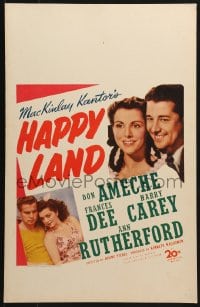 5h175 HAPPY LAND WC 1943 Don Ameche's son dies in WWII, a ghost shows him why it was worth while!
