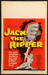 5h251 JACK THE RIPPER WC 1960 American detective helps Scotland Yard find fabled killer!