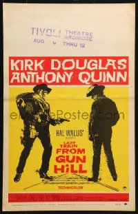 5h292 LAST TRAIN FROM GUN HILL WC 1959 Kirk Douglas, Anthony Quinn, directed by John Sturges!