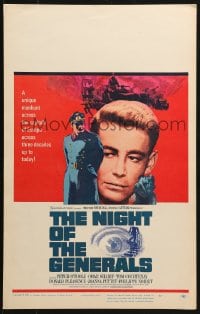 5h381 NIGHT OF THE GENERALS WC 1967 WWII officer Peter O'Toole in a unique manhunt across Europe!