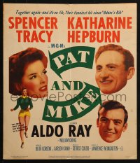 5h416 PAT & MIKE WC 1952 Katharine Hepburn full-length & close up, Spencer Tracy, Aldo Ray!