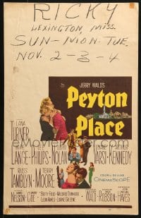 5h418 PEYTON PLACE WC 1958 Lana Turner, from the novel of small town life by Grace Metalious!
