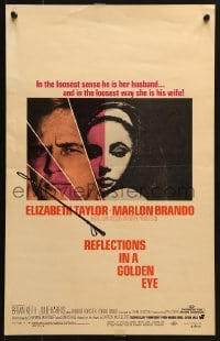 5h456 REFLECTIONS IN A GOLDEN EYE WC 1967 John Huston directed, Elizabeth Taylor & Marlon Brando!