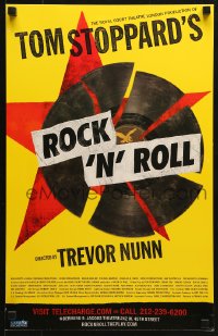 5h525 ROCK 'N' ROLL stage play WC 2007 Tom Stoppard musical, cool broken record image!
