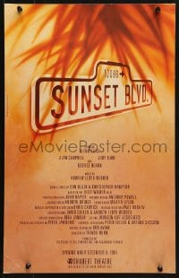5h528 SUNSET BOULEVARD stage play WC 1993 Andrew Lloyd Webber, starring Glenn Close!