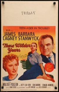 5h472 THESE WILDER YEARS WC 1956 James Cagney & Barbara Stanwyck have a teenager in trouble!