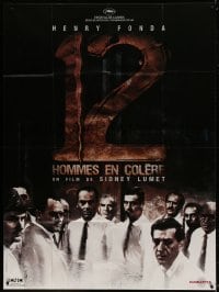 5j032 12 ANGRY MEN French 1p R2000s Henry Fonda, Sidney Lumet jury classic, cool different image!