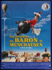 5j043 ADVENTURES OF BARON MUNCHAUSEN French 1p 1988 directed by Terry Gilliam, John Neville!