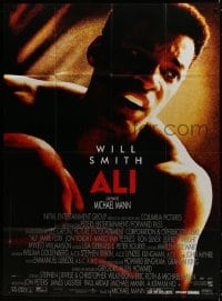 5j051 ALI French 1p 2002 Will Smith as heavyweight champion boxer Muhammad Ali, Michael Mann