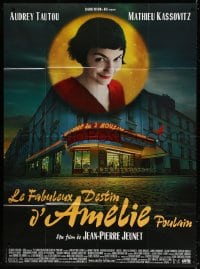 5j062 AMELIE French 1p 2001 Jean-Pierre Jeunet, great photo of Audrey Tautou by Laurent Lufroy!