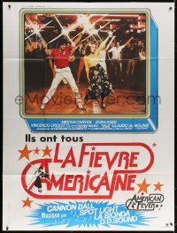5j063 AMERICAN FEVER French 1p 1978 Saturday Night Fever rip-off with disco dancers!