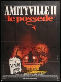 5j066 AMITYVILLE II French 1p 1982 The Possession, haunted house, directed by Damiano Damiani!