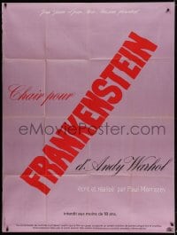 5j069 ANDY WARHOL'S FRANKENSTEIN French 1p 1974 directed by Paul Morrissey, different!