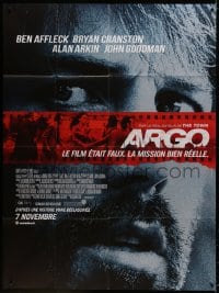 5j080 ARGO advance French 1p 2012 Ben Affleck, based on the declassified true story!