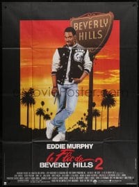 5j126 BEVERLY HILLS COP II French 1p 1987 Eddie Murphy is back as Axel Foley, great image!