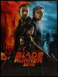 5j146 BLADE RUNNER 2049 French 1p 2017 great montage image with Harrison Ford & Ryan Gosling!