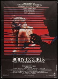5j161 BODY DOUBLE French 1p 1985 Brian De Palma, Melanie Griffith, voyeur watches sexy woman!