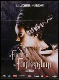 5j172 BRIDE OF FRANKENSTEIN French 1p R2008 super close up of Elsa Lanchester in the title role!