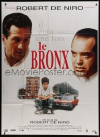 5j176 BRONX TALE French 1p 1994 Robert De Niro, Chazz Palminteri, New York City!