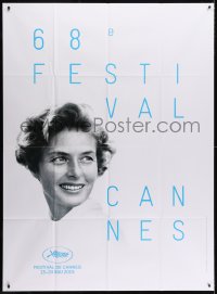 5j193 CANNES FILM FESTIVAL 2015 French 1p 2015 great headshot of Ingrid Bergman by David Seymour!