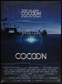 5j234 COCOON French 1p 1985 Ron Howard classic sci-fi, great artwork by John Alvin!