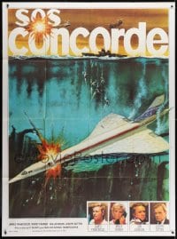 5j237 CONCORDE AFFAIR French 1p 1979 James Franciscus, Mimsy Farmer, different art, SOS Concorde!
