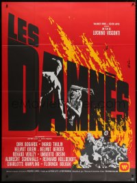 5j258 DAMNED French 1p R1970s Luchino Visconti's La caduta degli dei, different Mascii Nazi art!